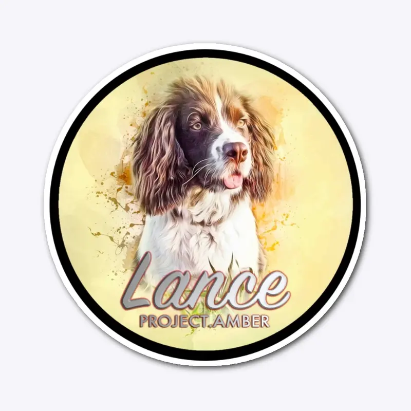 Lance Sticker. - Yellow